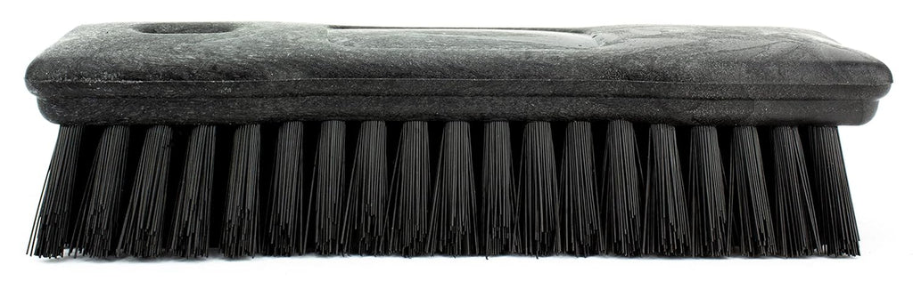 SPARTA Comfort Grip Scrub Brush Hand Brush for Bathroom, Kitchens, Countertop, Plastic, 8 Inches, Black