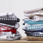 T-FAL Premium Waffle Dish Cloths: Highly Absorbent, Super Soft Long Lasting - 100% Cotton, 12"x13" Flat Waffle Dish Towel for Cleaning & Drying Dishes, (4-Pack), Breeze