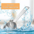 2 Pcs 4/3 Tbsp (4 tsp | 20 ml | 20 cc) Measuring Spoons Tablespoon Measuring Spoon Stainless Steel Measurings Spoon for Kitchen Cooking Spoons(Silver)