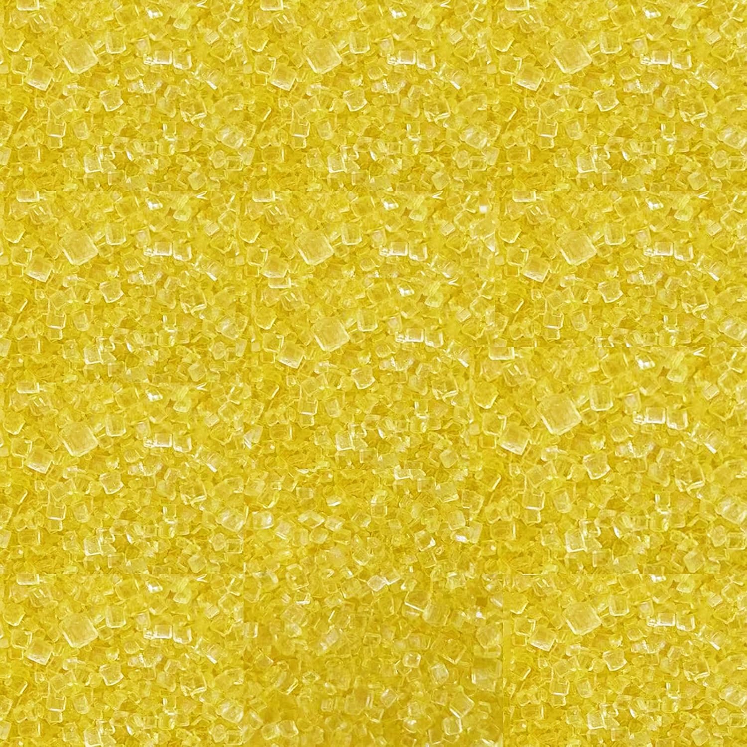 Sentovac Yellow Sanding Sugar for Baking Edible Sparkling Sugar Sprinkles Coarse Sugar Crystals for Baking Topping Cake Cookie Cupcake Topper Ice Cream Decoration Supplies 3.2 OZ