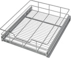 Pull Out Cabinet Organizer 17" W X 22" D, Slide Out Drawers For Kitchen Organizers and Storage, Pull Out Drawers For Cabinets Capacity Heavy Duty Caddy, Cabinet Shelves Chrome-Plated, Bathroom Pantry