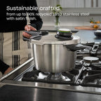 Fissler Vitavit Premium Pressure Cooker and Pressure Skillet Set, 2.6 Quart and 4.8 Quart