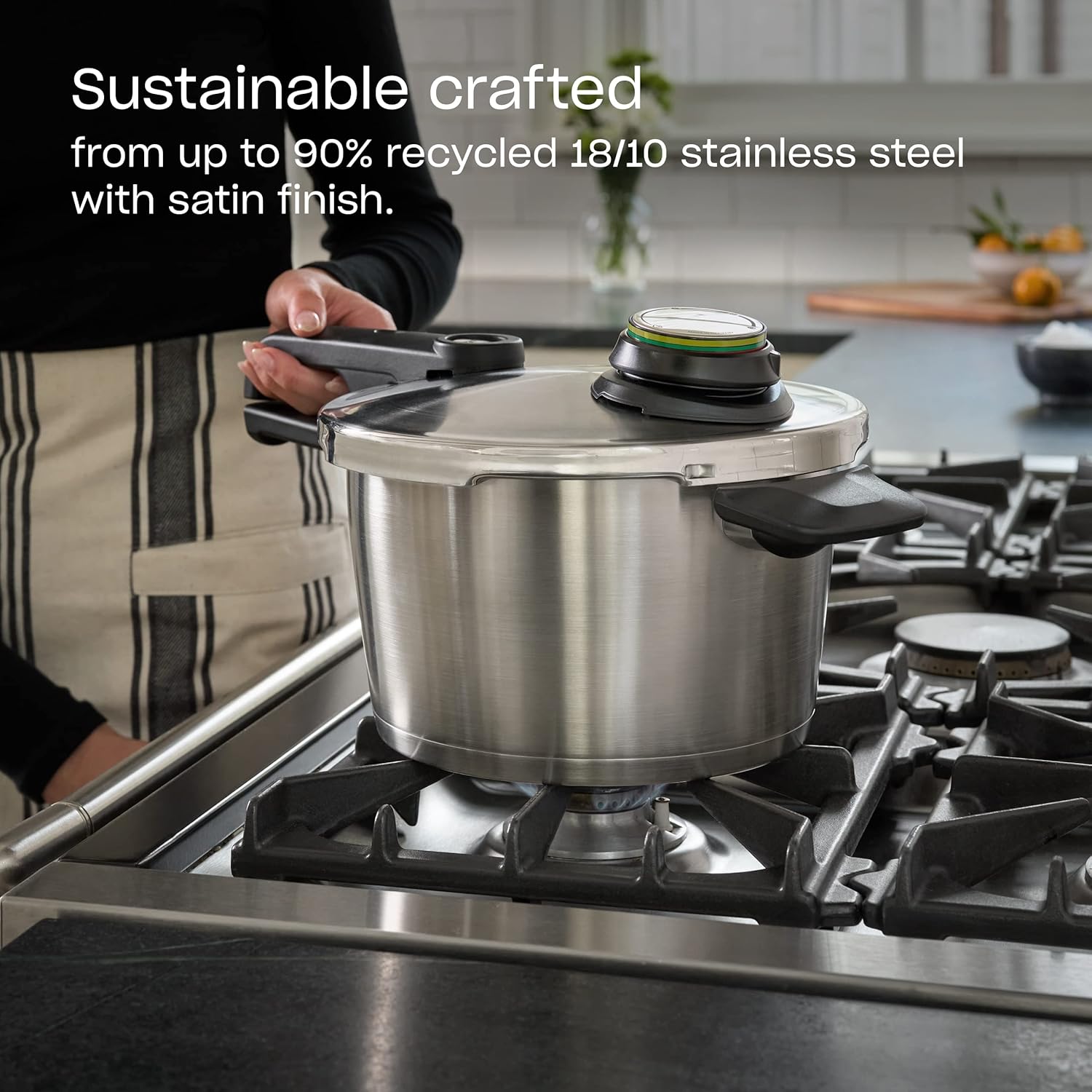 Fissler Vitavit Premium Pressure Cooker and Pressure Skillet Set, 2.6 Quart and 4.8 Quart