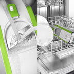 ONCE FOR ALL Safe Mandoline Slicer For Kitchen, Professional Vegetable Slicer For Food Potato Slices, Thickness Adjustable 0.1-8 mm Kitchen Artifact Fast Meal Prep (Green)