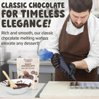 Chocolate Works Dark Chocolate Melting Chocolate Wafers, 2.5lb (Pack of 1)