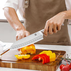 MSY BIGSUNNY 5pcs Knife Set Kitchen Utensils Knife, German Stainless Steel Professional Chef Kitchen Knife Set, Tang Series