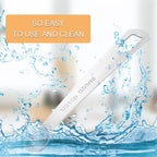 2 Pcs 1/8tsp Measuring Spoon (1/24 Tbsp | 0.63 ml | 0.63 cc) Steel Mini Spoons with Hanging Hole Individual Measure Scoop Only for Kitchen Cooking Spoon(Silver)