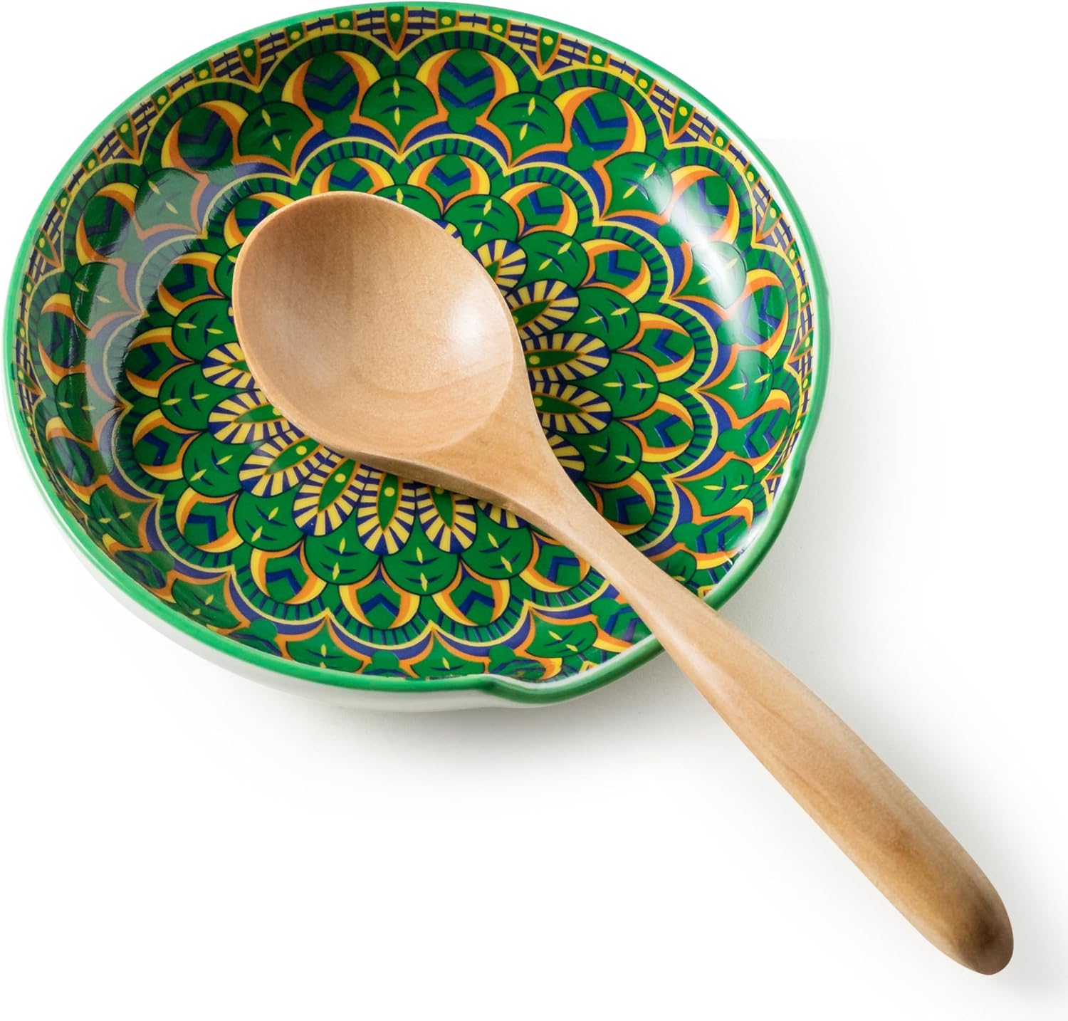 Spoon Rest for Stove Top, Bohemian Coffee Spoon Rest, Ceramic Spoon Holder for Kitchen Counter Cooking Utensil Rest, Modern Farmhouse Home DéCor