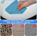 Yinkin 6 Pcs Drain Covers to Keep Bugs Out Silicone Shower Floor Tub Stoppers Bathtub Drain Stoppers Sewer Anti-Odor Mats Deodorizing Plugs for Bathroom(6 x 6 Inch,Square,Blue, Yellow and White)