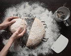 2 Pcs Dough Scraper and 3 Pcs Stainless Steel Cake Icing Spatula for Baking, Flexible Bowl Scraper Dough Cutter Bench Scraper for Cake Dough Bread Pastry Pizza