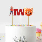 Seyal® Trning Red Two Cake Topper