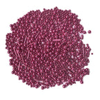 Sprinkles Pink Pearl Sugar Candy Mix Size Baking Cake Decorations Cupcake Toppers Celebrations Shaker Jar Wedding Shower Party (120g/4.2oz）