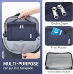 NOL Natural Organic Lifestyle Small Lunch Bag Mini Lunch Box Insulated Lunch Bag for Men/Women Leakproof Cooler Tote Bag Lightweight Nylon Waterproof Lunch Box For Work, Navy blue