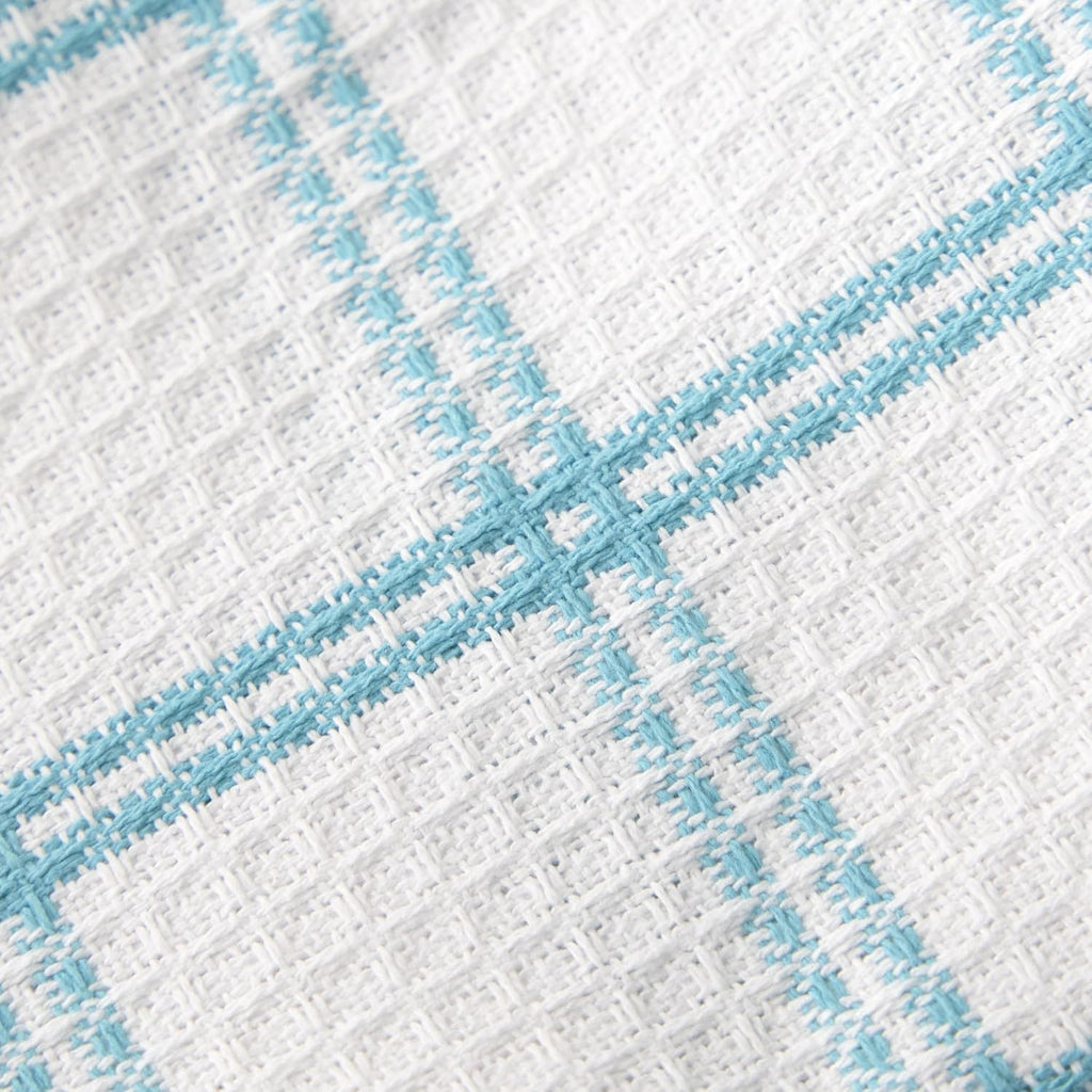 T-FAL Premium Waffle Dish Cloths: Highly Absorbent, Super Soft Long Lasting - 100% Cotton, 12"x13" Flat Waffle Dish Towel for Cleaning & Drying Dishes, (4-Pack), Breeze
