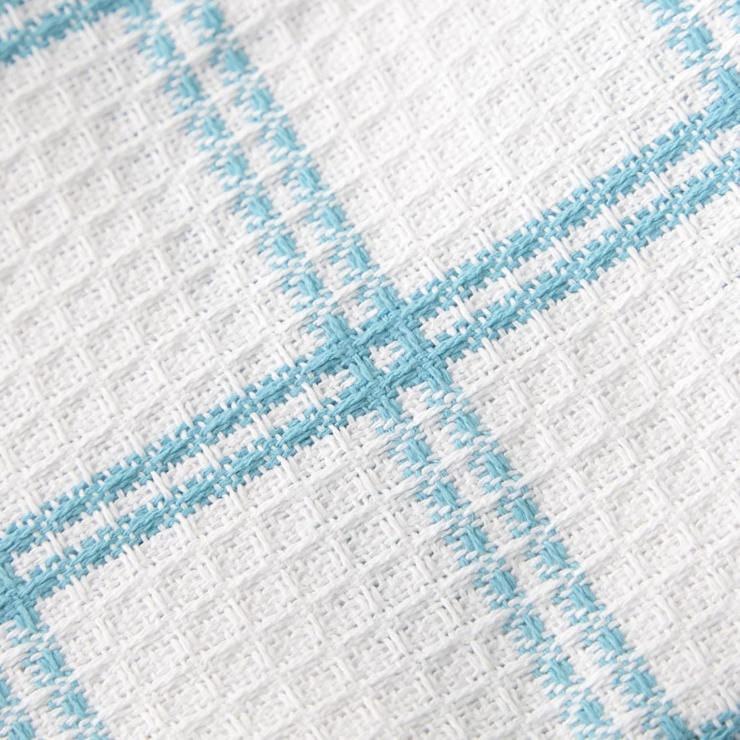 T-FAL Premium Waffle Dish Cloths: Highly Absorbent, Super Soft Long Lasting - 100% Cotton, 12"x13" Flat Waffle Dish Towel for Cleaning & Drying Dishes, (4-Pack), Breeze