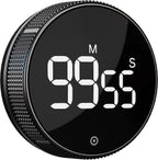 BlueSnail Kitchen Timer with LED Digital Display Smart Efficana for Home Classroom Gym Office, Volume and Brightness Adjustable Productivity Timer
