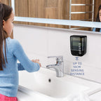 SVAVO Automatic Soap Dispenser Touchless, Hand Soap Dispenser Wall Mount, Electric Sensor Battery Operated for Offices Home Kitchen Bathroom Hotel Restaurant Commercial, 34fl.oz/1000ml Black