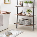 GRANNY SAYS Wicker Storage Baskets for Shelves, Waterproof Wicker Baskets for Organizing, Woven Basket for Shelves, Decorative Basket for Living Room, Grey