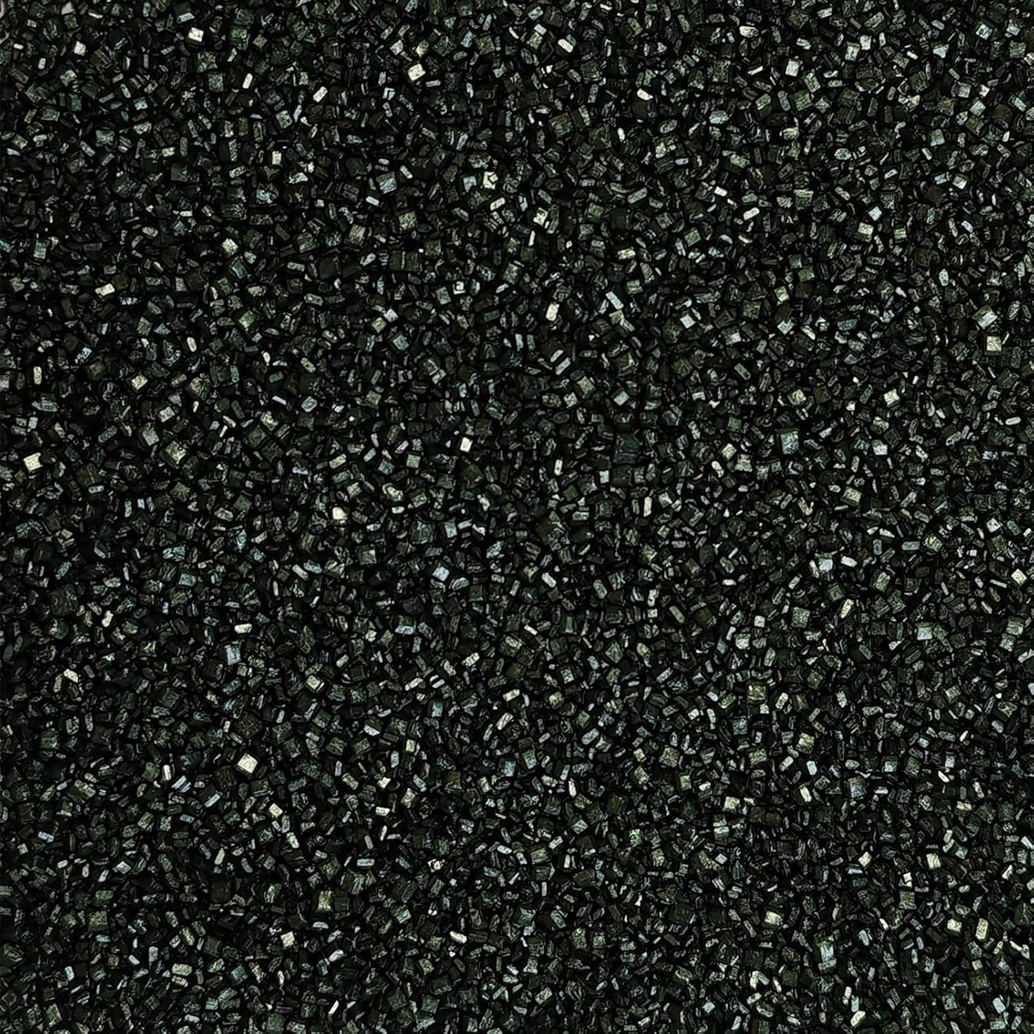 Sentovac Black Sanding Sugar for Baking Edible Sparkling Sugar Sprinkles Coarse Sugar Crystals for Baking Topping Cake Cookie Cupcake Topper Ice Cream Decoration Supplies 3.2 OZ
