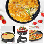 10 Inch Springform Pan Baking Pans Round Leakproof Nonstick Removable Bottom Bakeware for Cake, Cheesecakes, Pizza, and Quiches