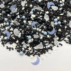Moon Child Sprinkle Mix by Simply Sucré | Gothic | Star & Galaxy Edible Sprinkles | Bulk Sizes: 4 oz, 8 oz, 16 oz (8 oz jar)