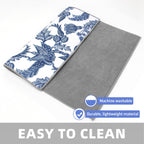 Dish Drying Mat Floral Print Microfiber kitchen drying mat, 20x15 inches, Dish Drying Mats for Kitchen Counter, Super Absorbent, Anti-Slip, Fast Drying, Kitchen Must-Have