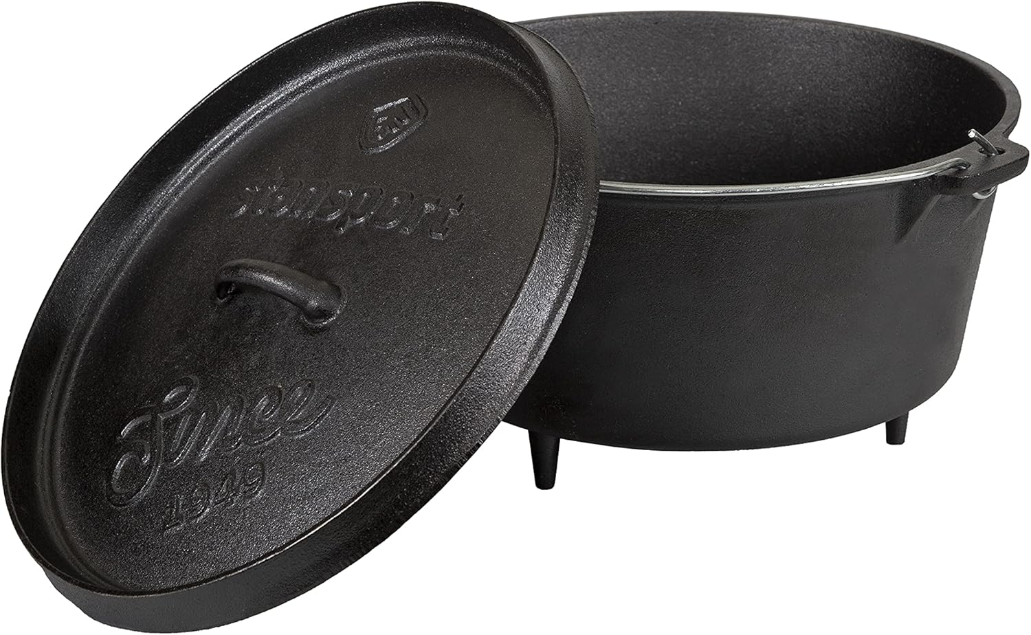Stansport Pre-Seasoned Cast Iron Dutch Oven