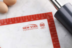 New Star 1029017 Non-Slip Silicone Pastry Mat, Extra Large with Measurements, 16x26'', NSF Certified