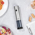 Electric Wine Opener Set, Roter Mond Automatic Wine Bottle Opener set with Electric Wine Decanter Aerator Wine Foil Cutter 2 Vacuum Stoppers, 5-in-1 Wine for Home Party Thanksgiving Christmas New Year