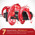 Masticating Juicer Attachment for KitchenAid Stand Mixer, Masticating Juicer, Slow Juicer Attachment for KitchenAid All Models Stand Mixers,Black