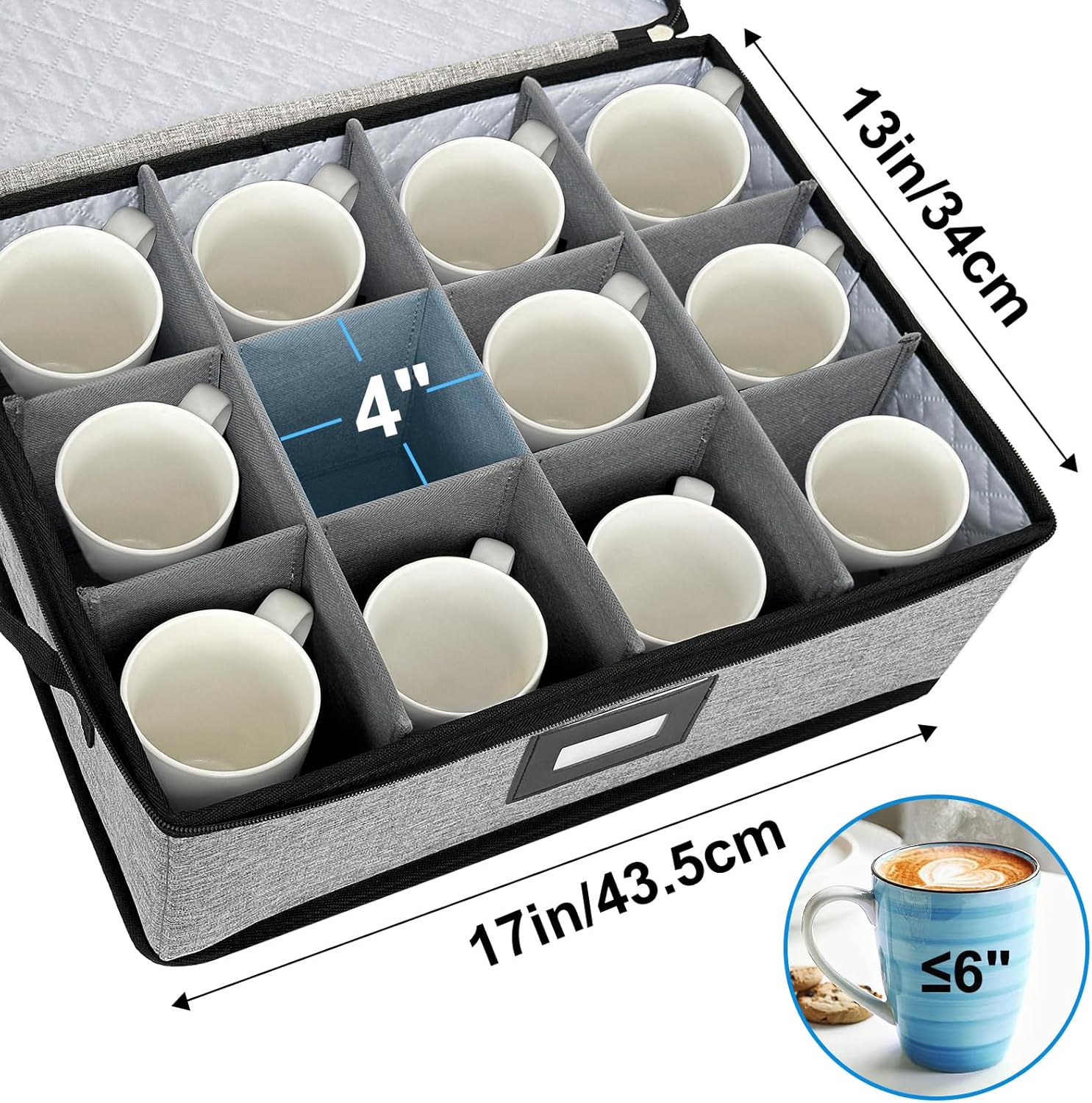 homyfort China Storage Containers, Hard Shell for Plates, Moving Boxes for Dishes, Cups, Mugs, Tableware Moving Supplies for Kitchen Organization- 5-Piece Set (5-piece set)