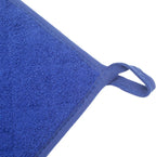 100% Cotton Kitchen Everyday Basic Terry Pot Holder Heat Resistant Coaster Potholder for Cooking and Baking Set of 5 Navy Blue