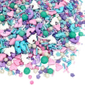 Manvscakes, pink sprinkles, valentines, cake sprinkles, gluten free, cookies, chocolate, fondant, princess topping, ice cream, edible, dessert decoration (Pink Blue)
