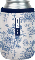 Sok It CanSok Sleeve for Beer & Soda Insulated Neoprene Cover (Like Fine China, 12oz Can Sleeve)