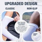SportsTrail Cooling Arm Sleeves for Men & Women – Breathable, UV Sun Protection, Sports Arm Sleeves for Women, Men & Youth