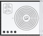 Silicone Baking Pastry Mat,36" x 24" Large Non Stick Sheet Mat with Measurement, Non-slip Food Grade Dough Rolling Mat for Making Cookies,Macarons,Bread