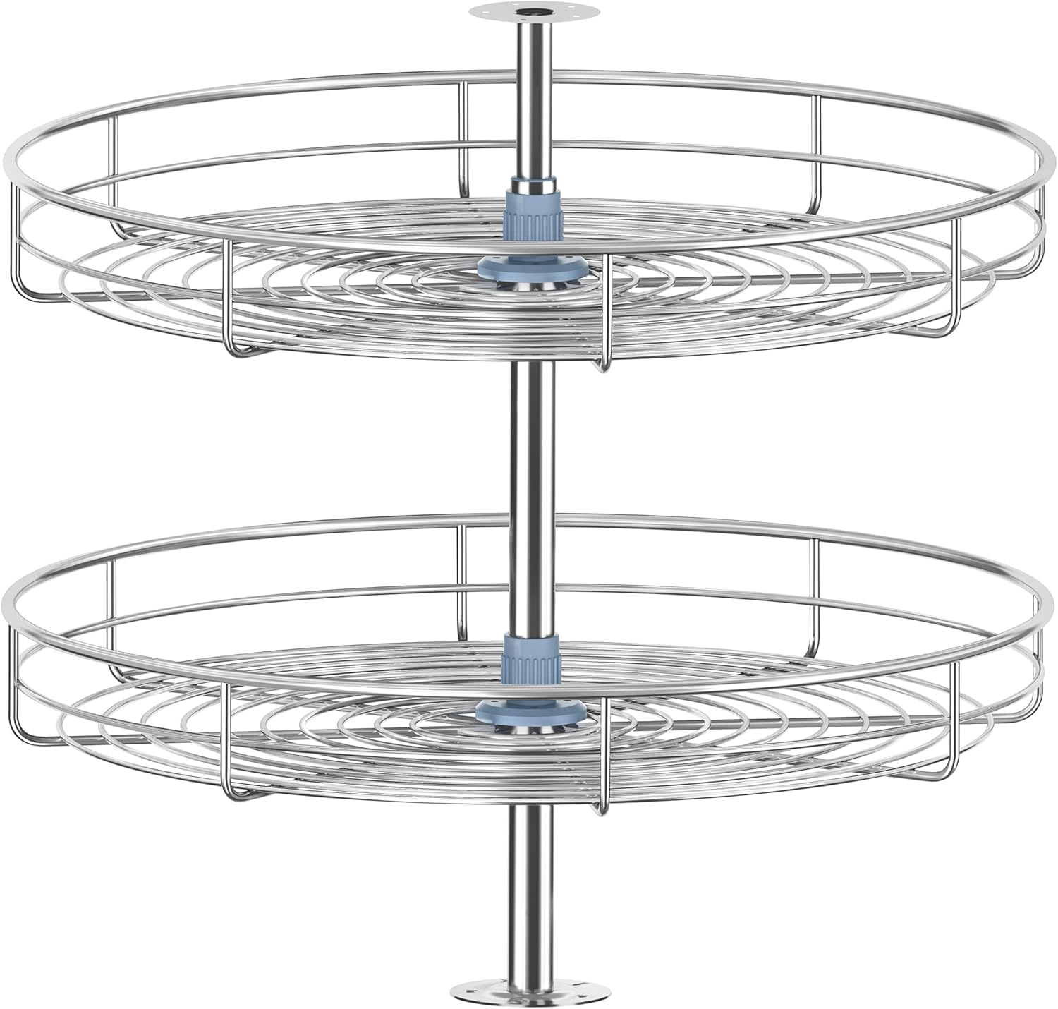 32 1/4" Lazy Susan Turntable for Cabinet, Full Circle Corner Cabinet Lazy Susan Replacement Shelves, Suitable for Minimum Cabinet Size 36 inches, Rotating Rack for Corner Base