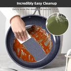 Nuwave Lux 13pc Forged Lightweight Cookware Set PFAS Free, Healthy G10 Duralon Ceramic Coating, Ultra Non-Stick, Stay-Cool Handles, Works on All Cooktops & Induction Ready