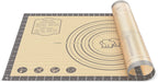 Silicone Pastry Mat, 36" x 24" Extra Large Non Stick Baking Mat with Measurement Non-slip Silicone Dough Rolling Mat for Making Cookies, Oven Liner, Fondant/Pie Crust Mat