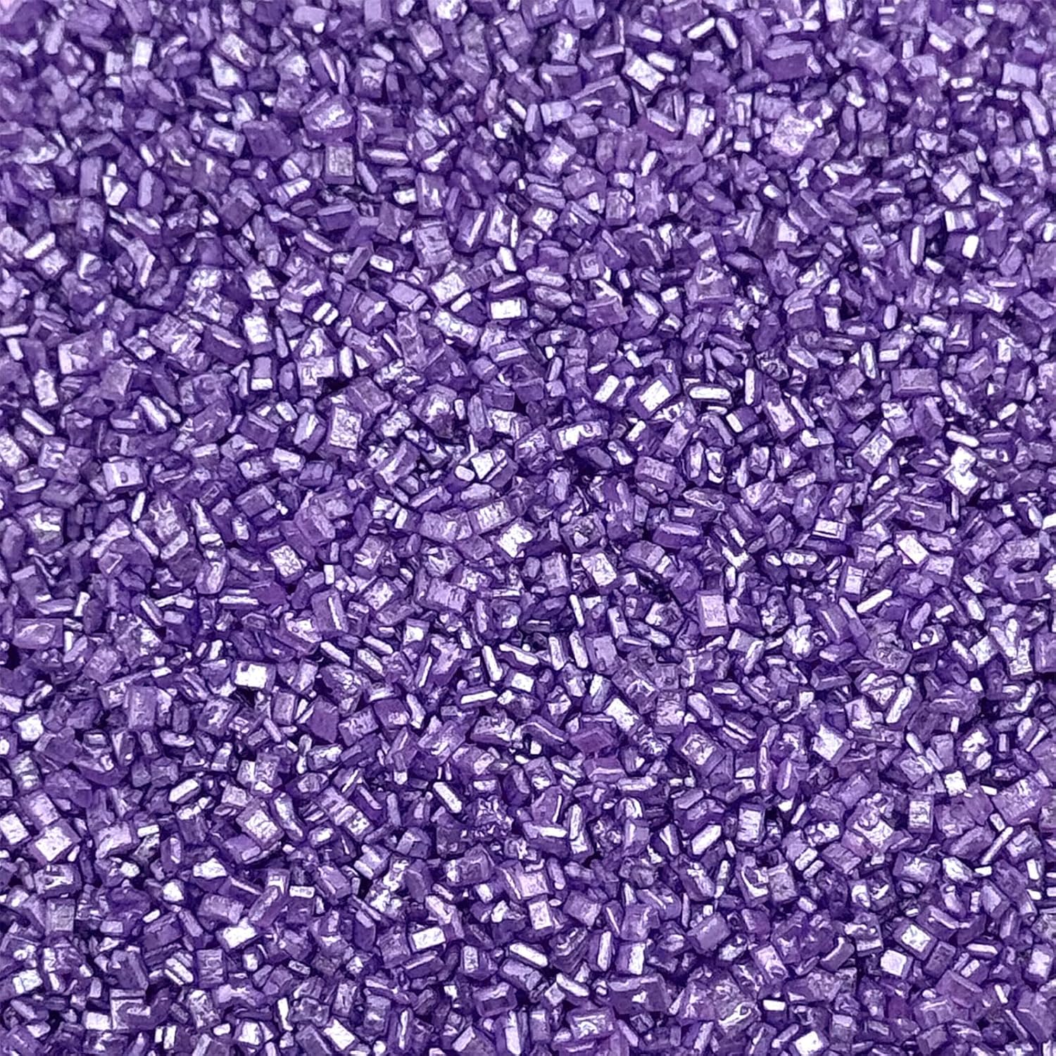 Fancy Sprinkles Amethyst Purple Fancy Sugar Pearlescent, Sparkly Sugar Crystals (8 OZ)