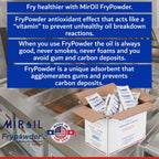 MirOil L106 Fry Powder Oil Stabilizer and Filter Aid, Deep Fryer Cooking Oil Saver, Removes Fryer Grease Contaminants & Carbon Deposits, Helps Save Grease, 2 x 4 Gallons of L104 (8Gallons) Fry Powder
