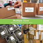 4"x 6" Multipurpose Direct Thermal Labels 3" Core Compatible for Zebra Industrial Printers Adhesive & Perforated (2 Rolls, 1000 Labels/Roll)