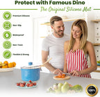 Large Silicone Mat 28" x 20" Thick Heat Resistant, Kitchen Counter Mat Waterproof - Coffee Machine, Glass Top Stove Cover Countertop Protector for Air Fryer, Baking (Semi-Translucent)