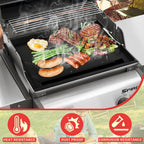 Spirit 200 Full Size Griddle Inserts for Weber GS4 Spirit II & I 200 Series 2-Burner E-210 E-220 S-220 S-210 S-215 Gas Grill Parts, Carbon Steel Flat Top Griddle Plate for Weber 7637 64815 Grate