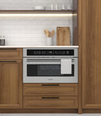 KoolMore Reserve 30 in. 1.6 cu. ft. Built-in Convection Microwave Oven with Air Fryer, 10 Power Levels, Sensor Cooking, Bake, Roast, Broil, Defrost, 1750 Watts, UL Certified in Black Stainless-Steel
