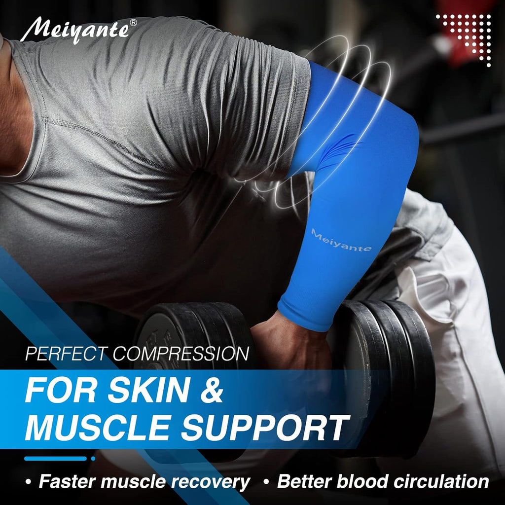 Arm Sleeves for Men Women Work 1 Pair UV Sun Protection UPF Long Sleeves Tattoo Cover Up Sleeves to Cover Arm Sleeves Cooling