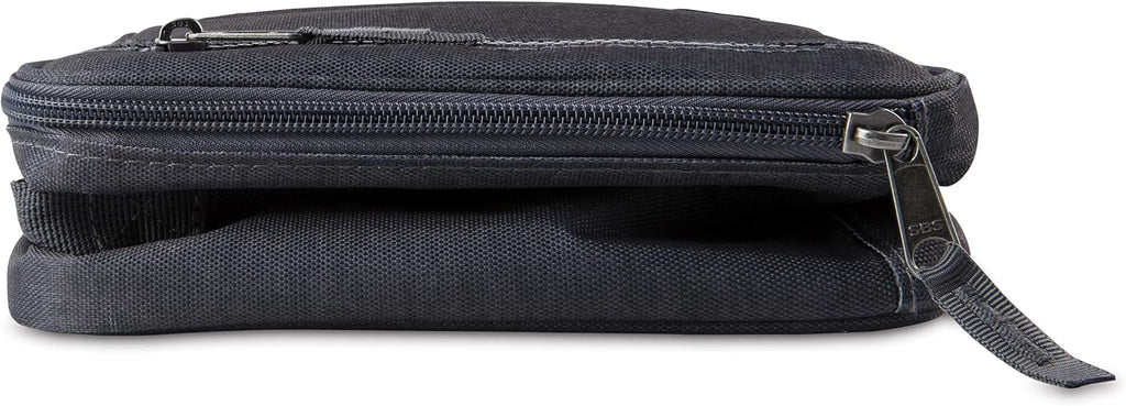 PackIt Freezable Classic Lunch Box, City Charcoal, Built with EcoFreeze® Technology, Collapsible, Reusable, Zip Closure With Front Pocket and Buckle Handle, For Work Lunch