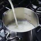 KitchenAid 71026 3-Ply Base Brushed Stainless Saucepan with Pour Spouts, 1.5 Quart -Brushed Stainless Steel