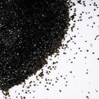 Kasvan Sanding Sugar Sprinkles - Edible Sugar Crystals, Baking Cake Decorations, Ice Cream Toppings cupcake Decorating, Wedding Party Chirstmas Supplies, 85g/3.2oz (Black)