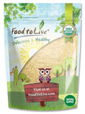 Food to Live Organic KAMUT Khorasan Wheat Flour, 1 Pound – Stone Ground Powder, 100% Whole Grain Meal, Non-GMO, Kosher, Bulk
